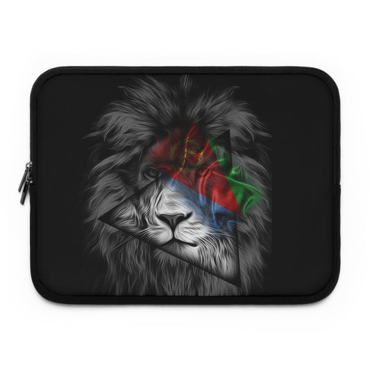 Eritrean flag with a lion Laptop Sleeve